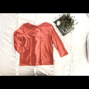 J. Crew Top with Back Cutout